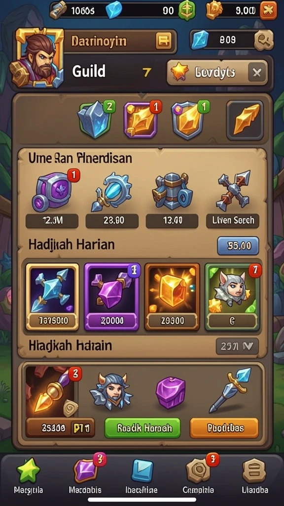 Sistem reward yang menguntungkan bagi pemain.