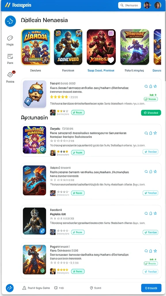 Fitur interaksi sosial dalam permainan.