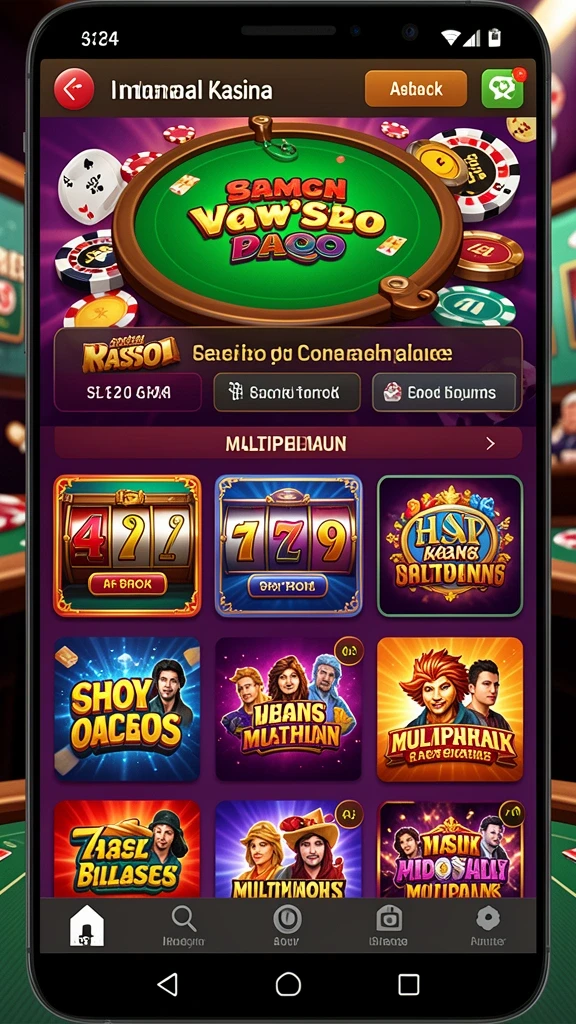 Berbagai pilihan permainan slot tersedia.