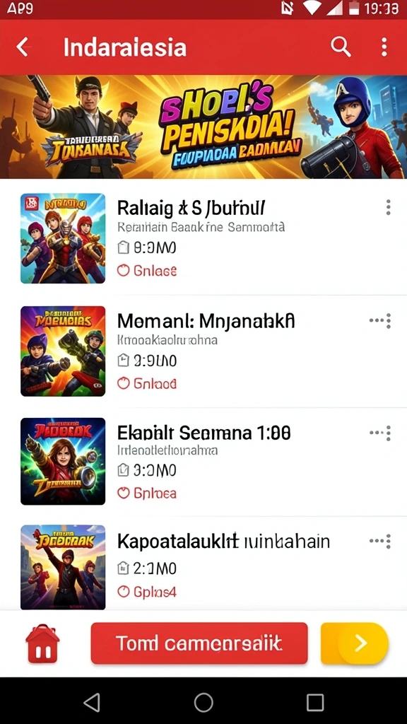 Tampilan antarmuka yang menarik dan mudah dinavigasi.