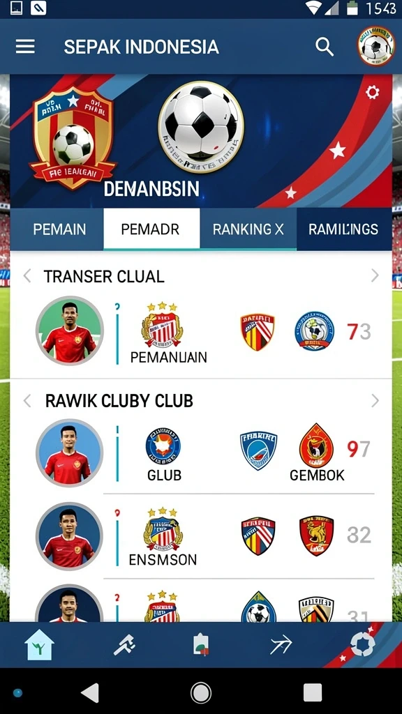 Tampilan awal yang menarik dan memikat.