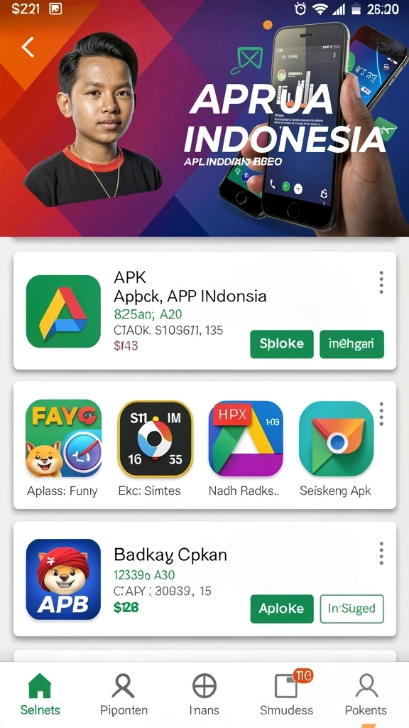 Screenshot memperlihatkan berbagai macam tema permainan.