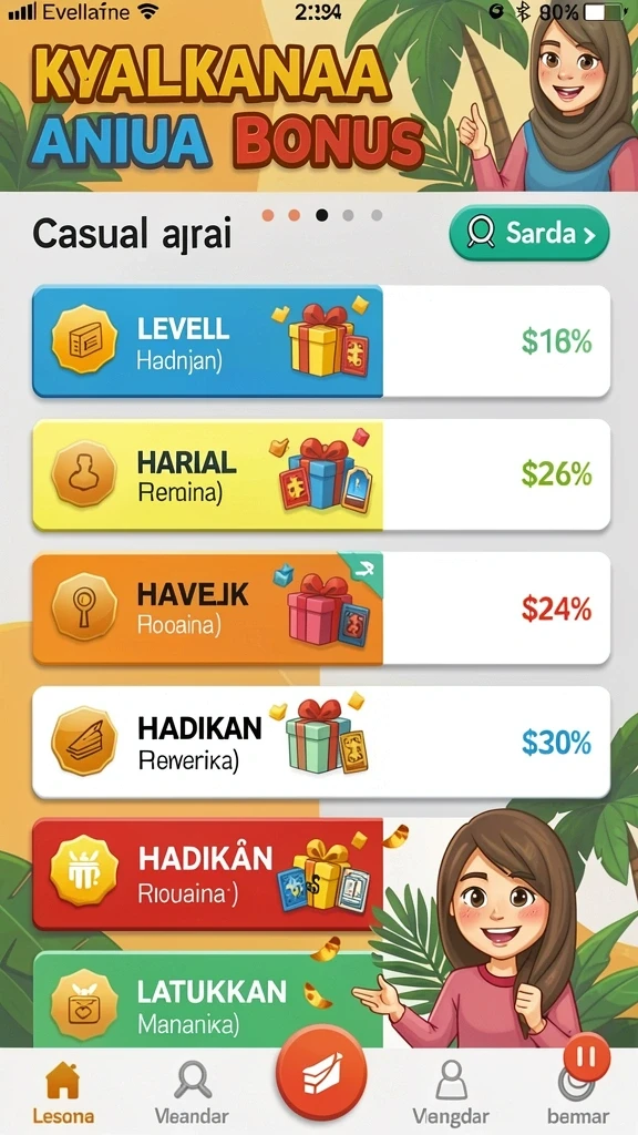 Tampilan antarmuka yang menarik dan mudah dinavigate.