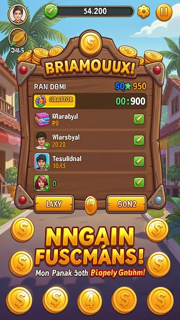 Fitur bonus menarik yang menambahkan keseruan bermain.