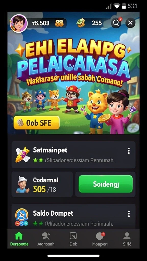 Beragam pilihan tema slot yang menghibur.