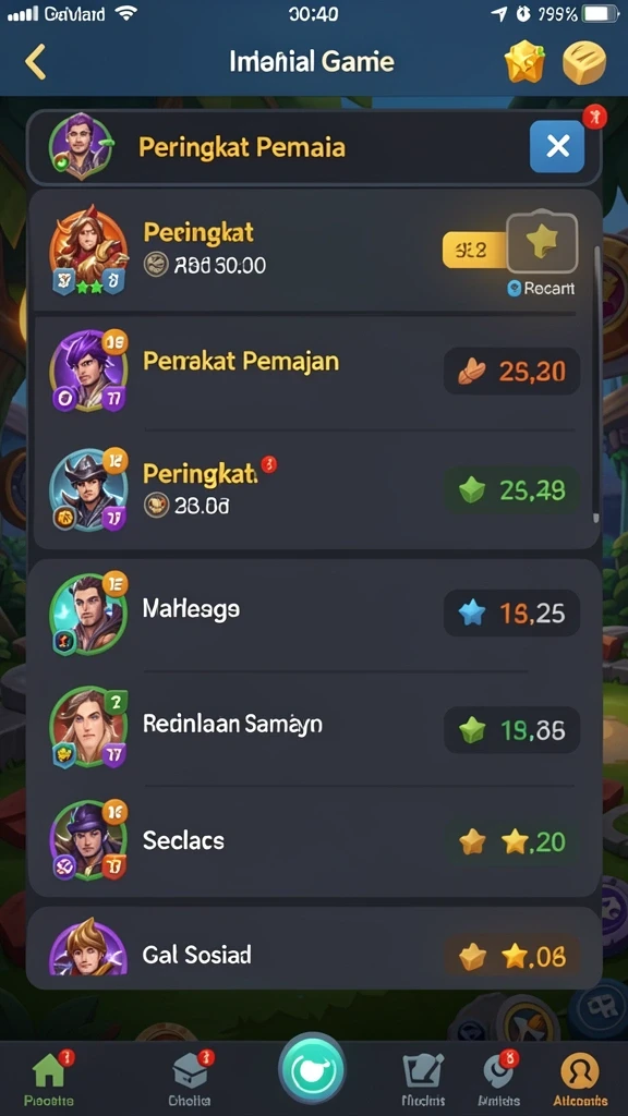 Tampilan permainan slot yang menarik dan interaktif.