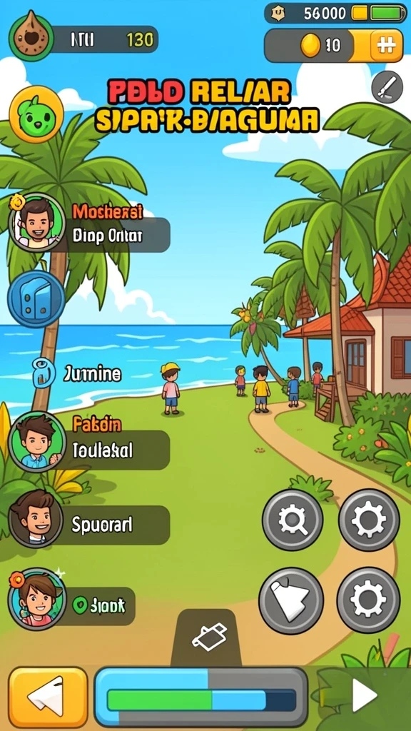 Berbagai tema slot untuk dipilih.