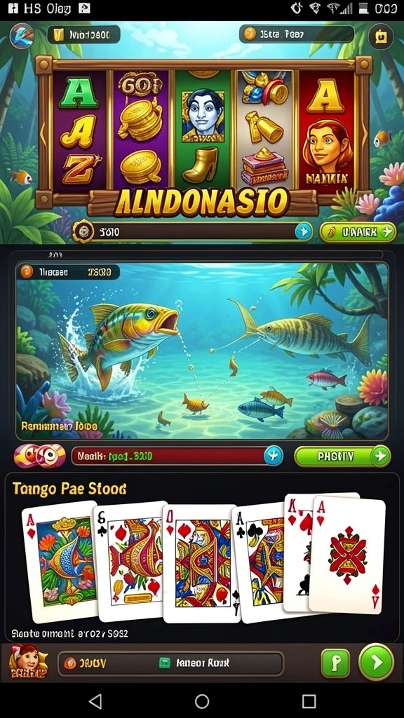Tampilan antarmuka IDRGAME yang menarik.