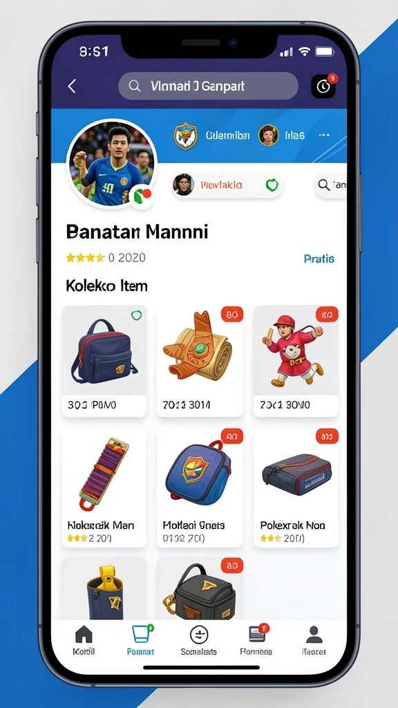 Tampilan awal yang memukau dan intuitif.