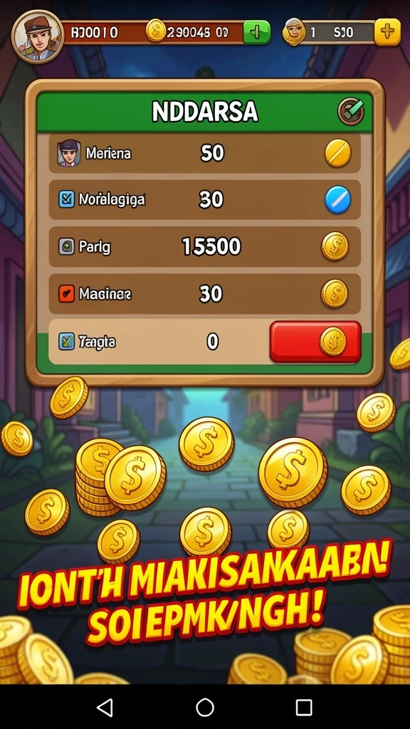 Variasi permainan yang beragam dan menegangkan.
