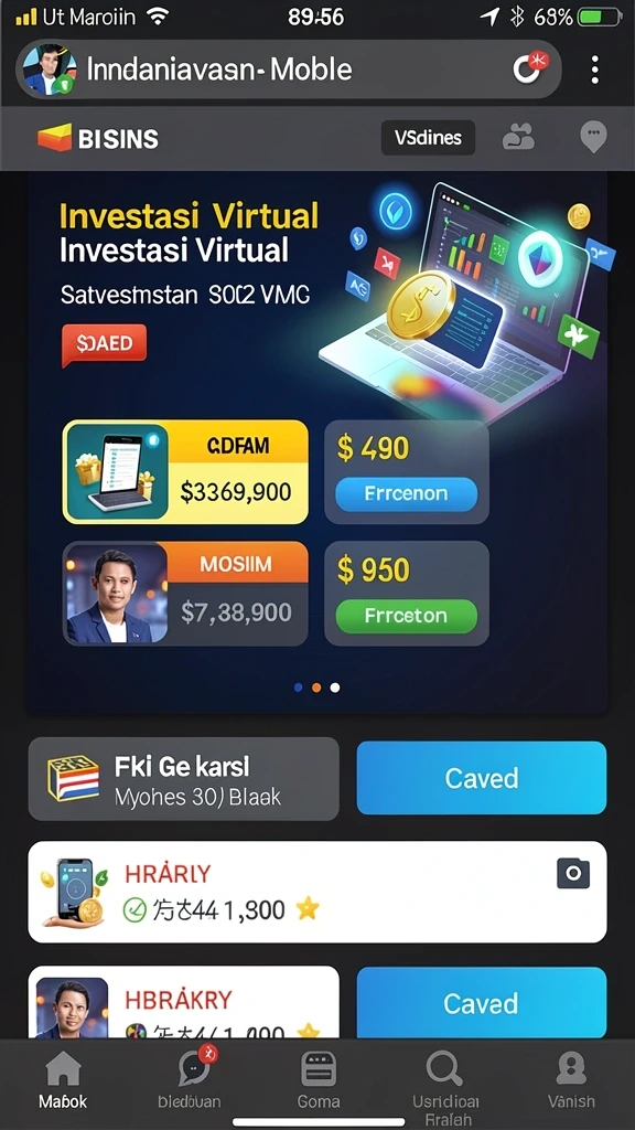 Tampilan antarmuka yang ramah pengguna.