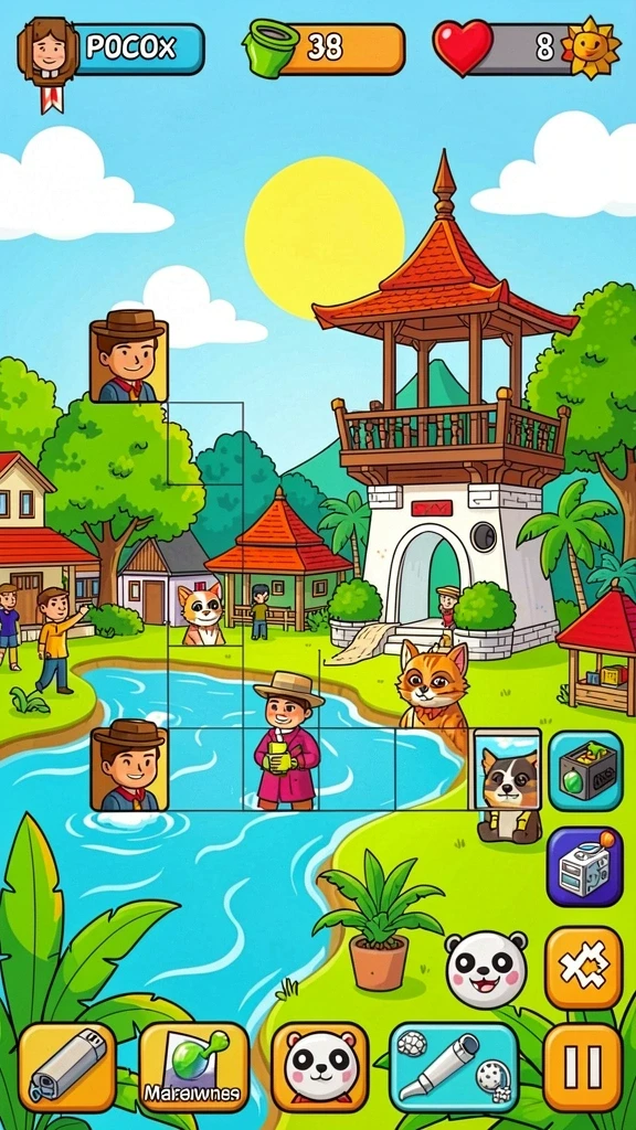 Mode multiplayer yang memungkinkan anda bermain bersama teman.