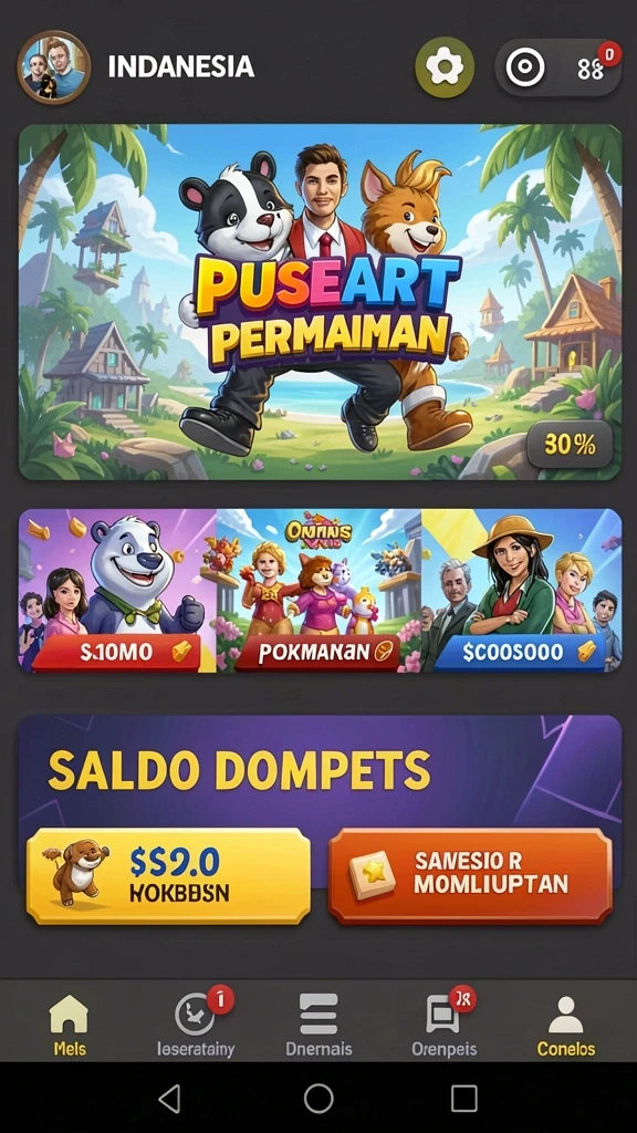 Tampilan menarik dari halaman utama KKWIN777.