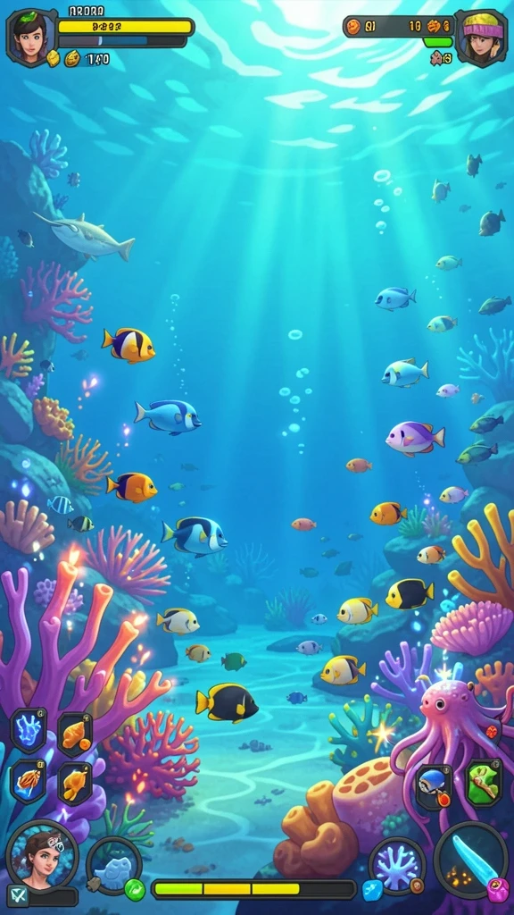 Grafik menarik yang menciptakan suasana bermain yang nyata.