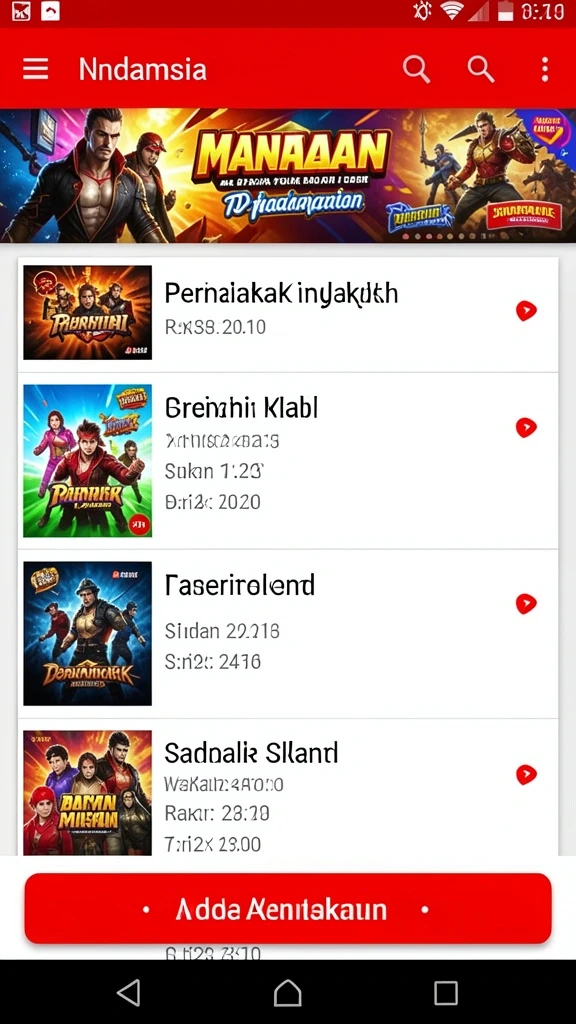 Antarmuka yang menarik dan user-friendly.