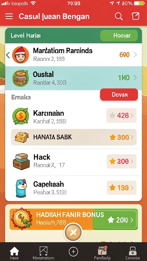 Fitur bonus yang menguntungkan dalam setiap permainan.
