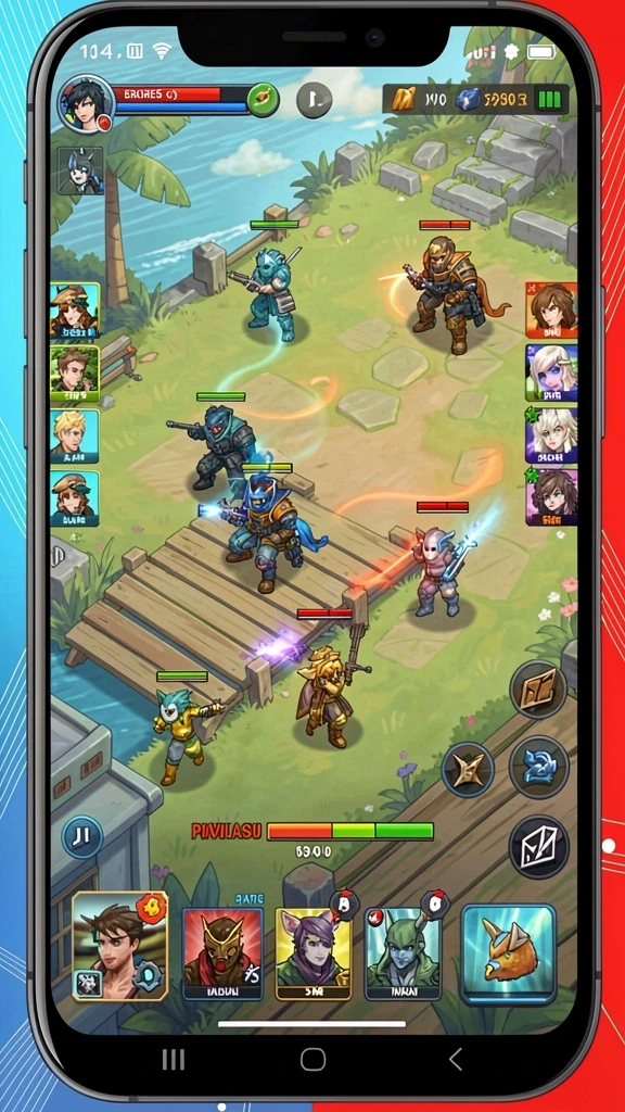 Mode multiplayer yang seru dan interaktif.