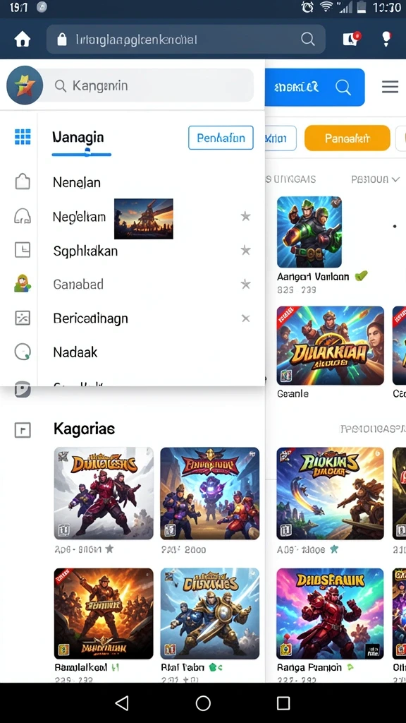 Tampilan antarmuka yang menarik dan user-friendly.