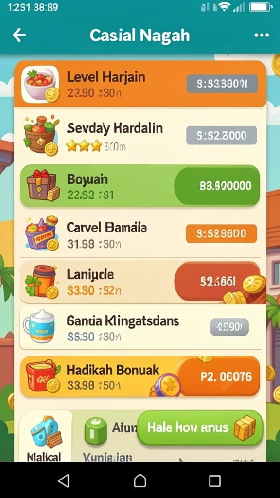 Tangkapan layar menunjukkan antarmuka permainan yang menarik.
