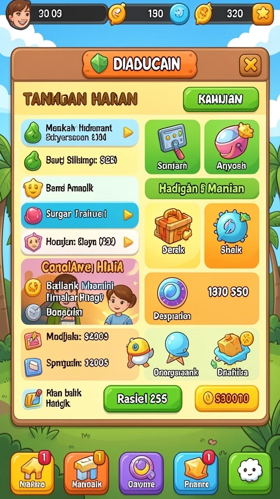 Tampilan antarmuka REKOR777 yang modern dan menarik.