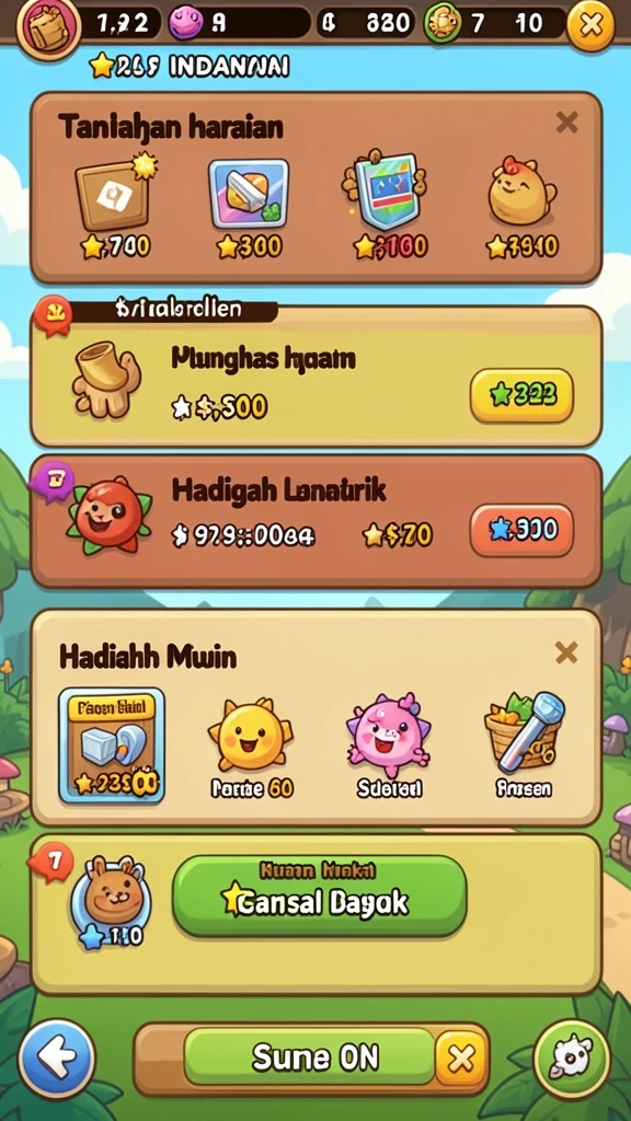 Tampilan antarmuka yang mudah dipahami.