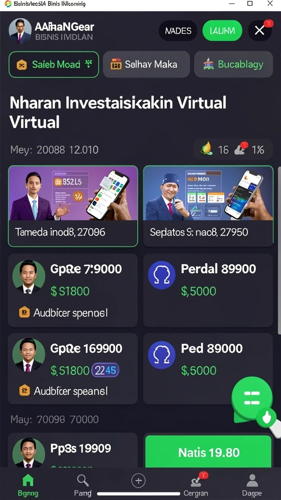 Screenshot menggambarkan variasi tema slot yang tersedia.