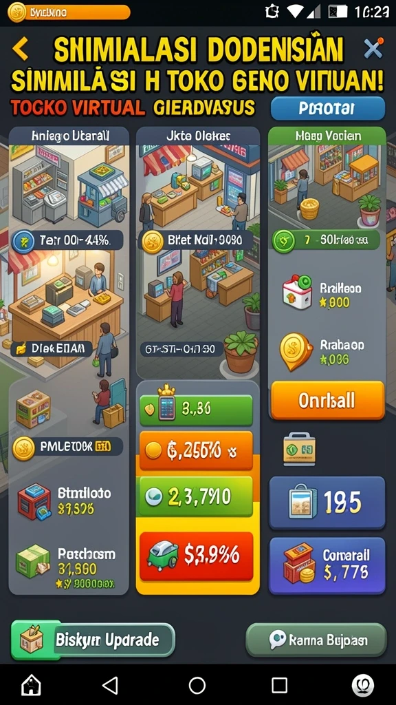 Hasil permainan ditampilkan secara real-time.