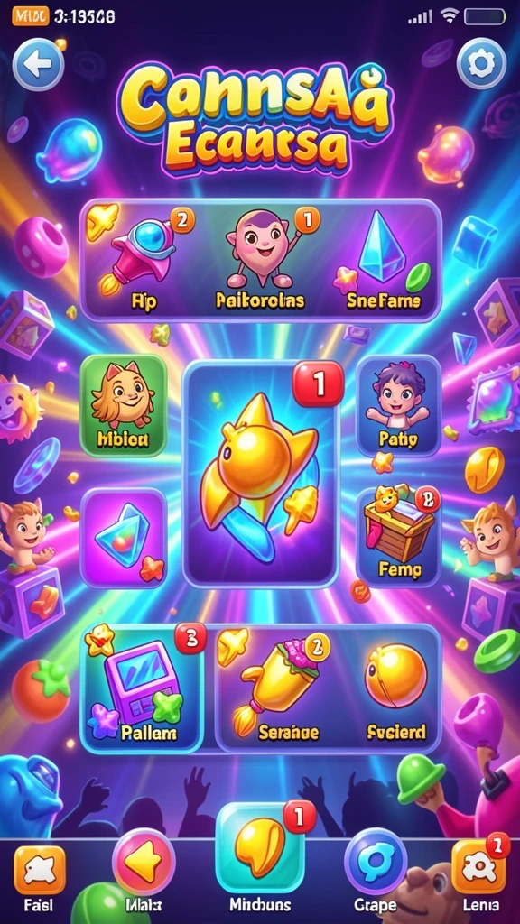 Berbagai pilihan permainan slot yang tersedia.