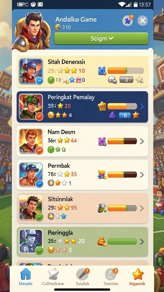 Screenshot menampilkan fitur bonus yang menggiurkan.